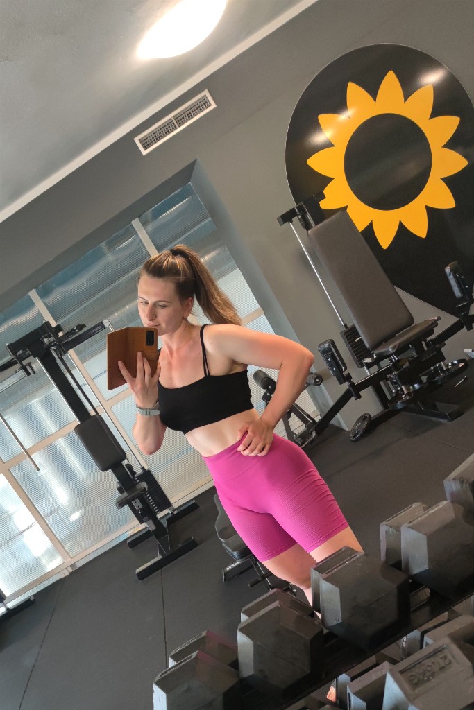 Tereza Čejková ve fitness centru